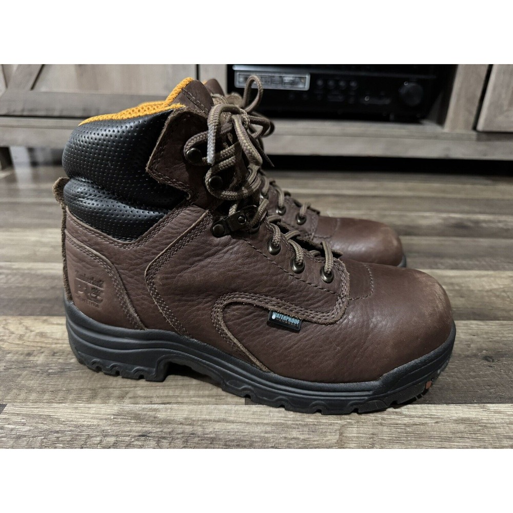 Timberland PRO Titan Safety Toe Work Boots, Brown, Women's 9 M